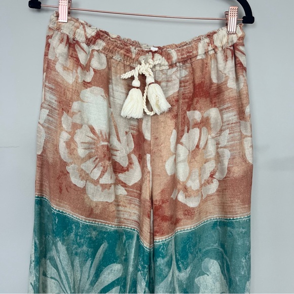 BY ANTHROPOLOGIE LINEN WIDE LEG PANTS SIZE SMALL - Picture 6 of 11